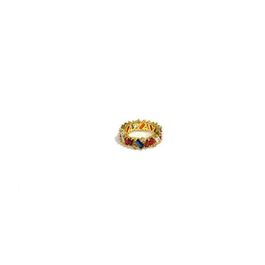 Anillo Rainbow en oro - Labeille Jewelry