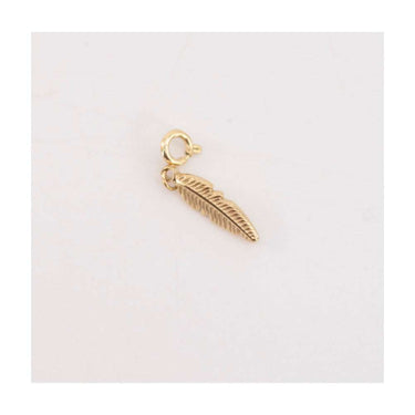 Charm pluma oro - Labeille Jewelry