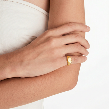 Pinky Heart ring