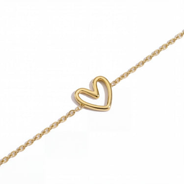 Pulseira Pop Heart Prata