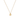 Pearled Heart Necklace Gold