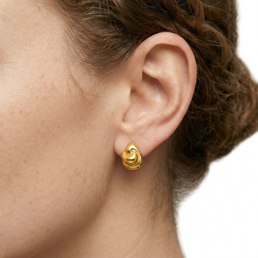 Puffy Drop Earrings