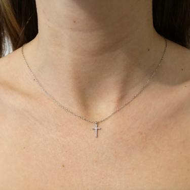 Collar Croix Plata