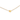 Initial heart bracelet in gold