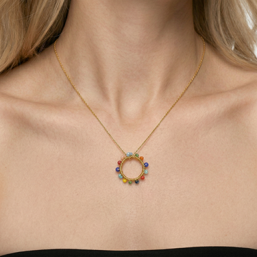 Collar ring of stones
