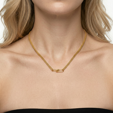 Collar Tangled Bars oro