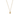 Shiny letter necklace in gold