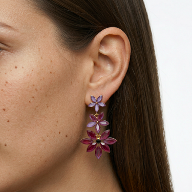 Fleur Rouge Earrings