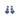 Pendientes Fleur Bleue
