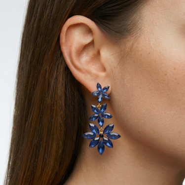 Fleur Blue Earrings