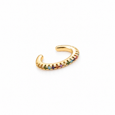 Rainbow earcuff