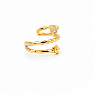 Sparkling star earcuff