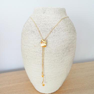 Collar Square Lariat