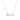 Collar con nombre en plata S - Z