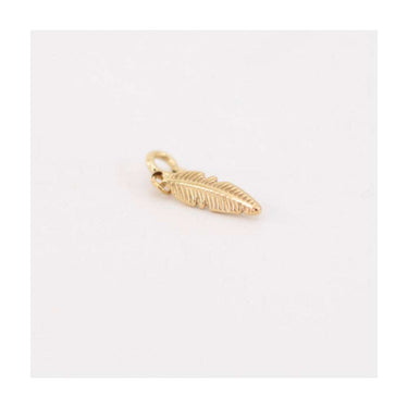 Charm pluma oro - Labeille Jewelry