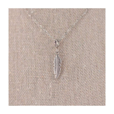 Charm pluma plata - Labeille Jewelry