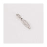Charm pluma plata - Labeille Jewelry