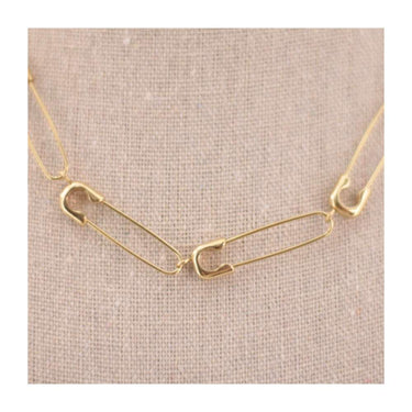 Collar imperdibles en oro - Labeille Jewelry