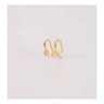 Earcuff doble brillantes dorado - Labeille Jewelry